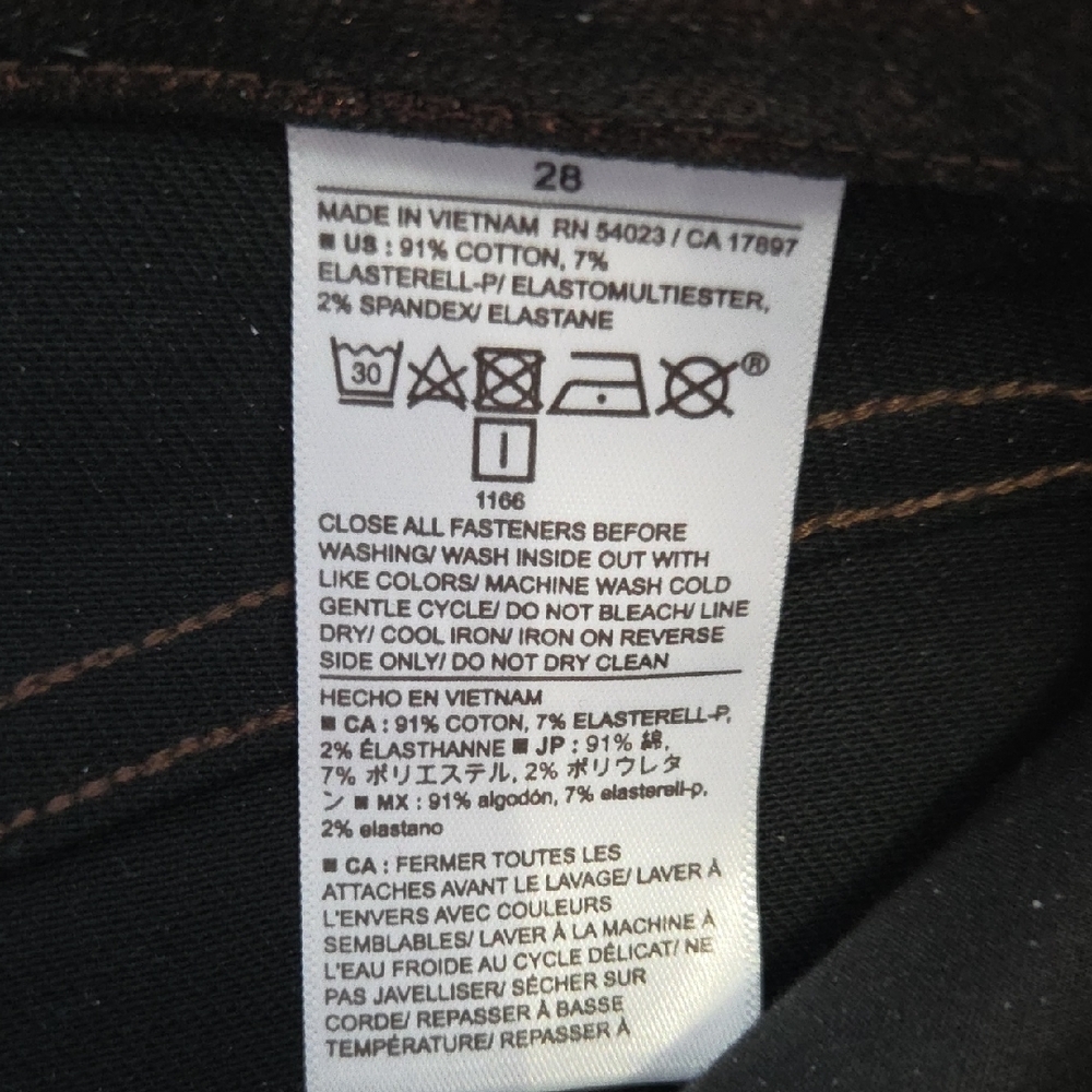 Banana Republic Straight High Rise Metallic Pants - Picture 7 of 10